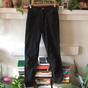 High waisted light black BDG Mom jeans